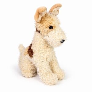 VTG 2000 Animal Alley Fox Terrier Dog Plush 12" Toys R Us Stuffed Animal Y2K